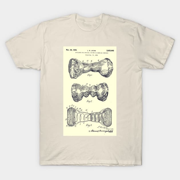 Exercise Device Patent T-Shirt by Comic Dzyns